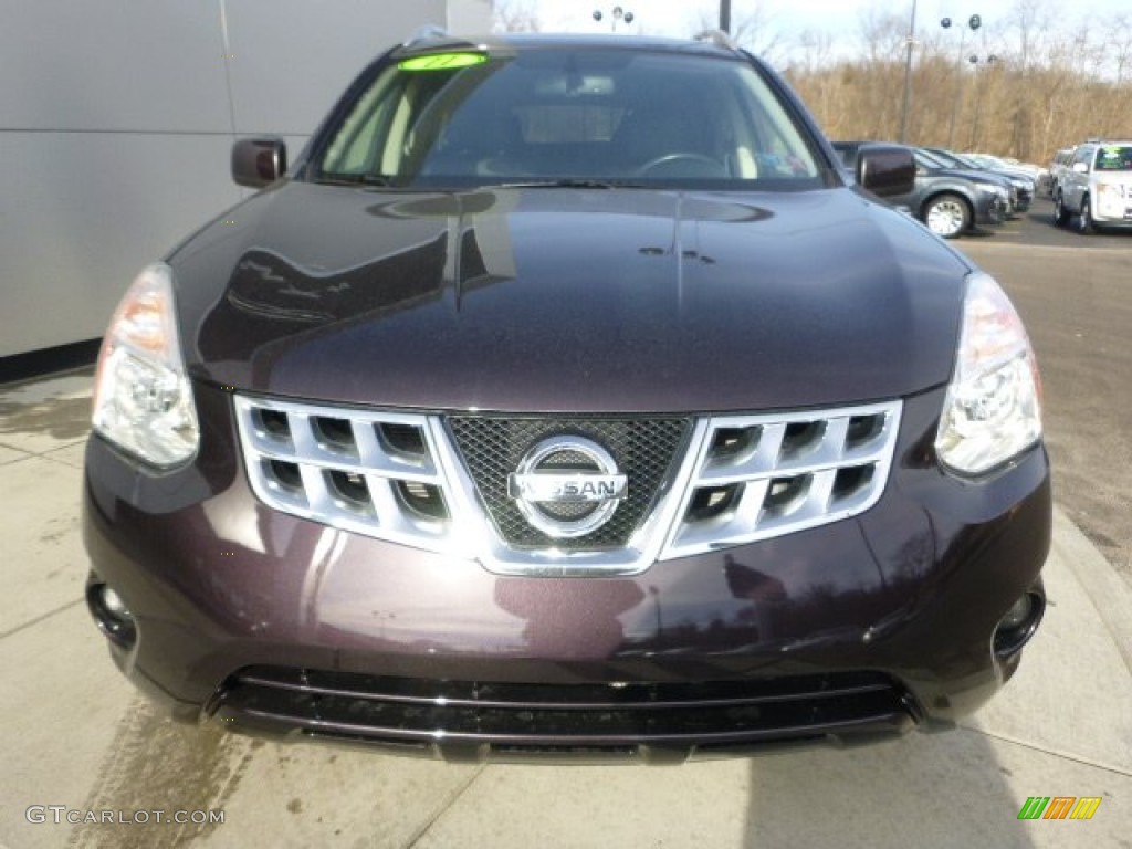 2011 Rogue SL AWD - Black Amethyst / Black photo #9