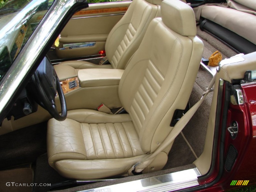 1992 Jaguar XJ XJS V12 Convertible Front Seat Photo #100816402
