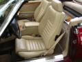 Front Seat of 1992 XJ XJS V12 Convertible