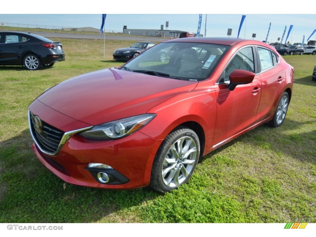 Soul Red Metallic 2015 Mazda MAZDA3 s Grand Touring 4 Door Exterior Photo #100816441