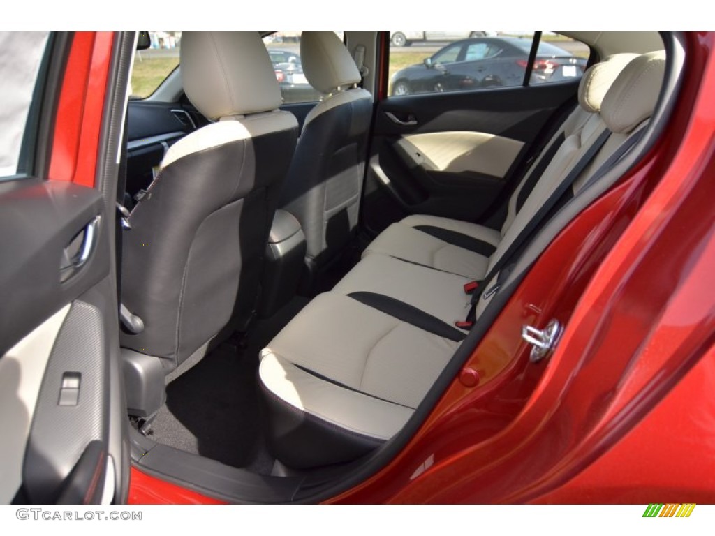 Almond Interior 2015 Mazda MAZDA3 s Grand Touring 4 Door Photo #100816558