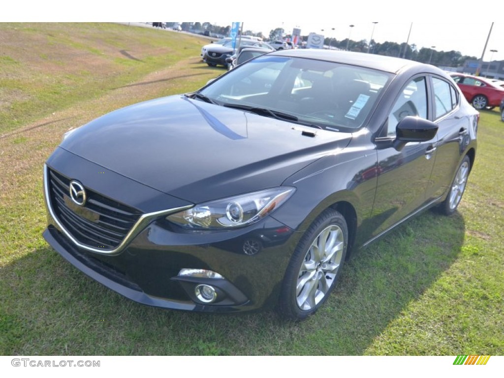 2015 MAZDA3 s Touring 4 Door - Jet Black Mica / Black photo #1