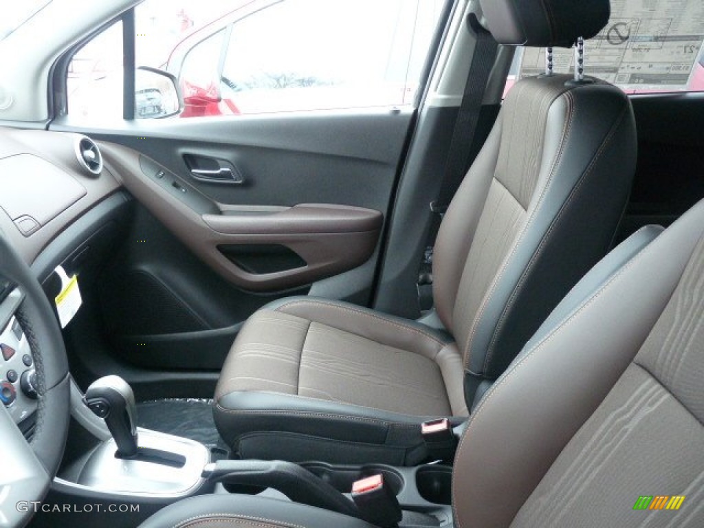 Jet Black/Brownstone Interior 2015 Chevrolet Trax LT AWD Photo #100816849