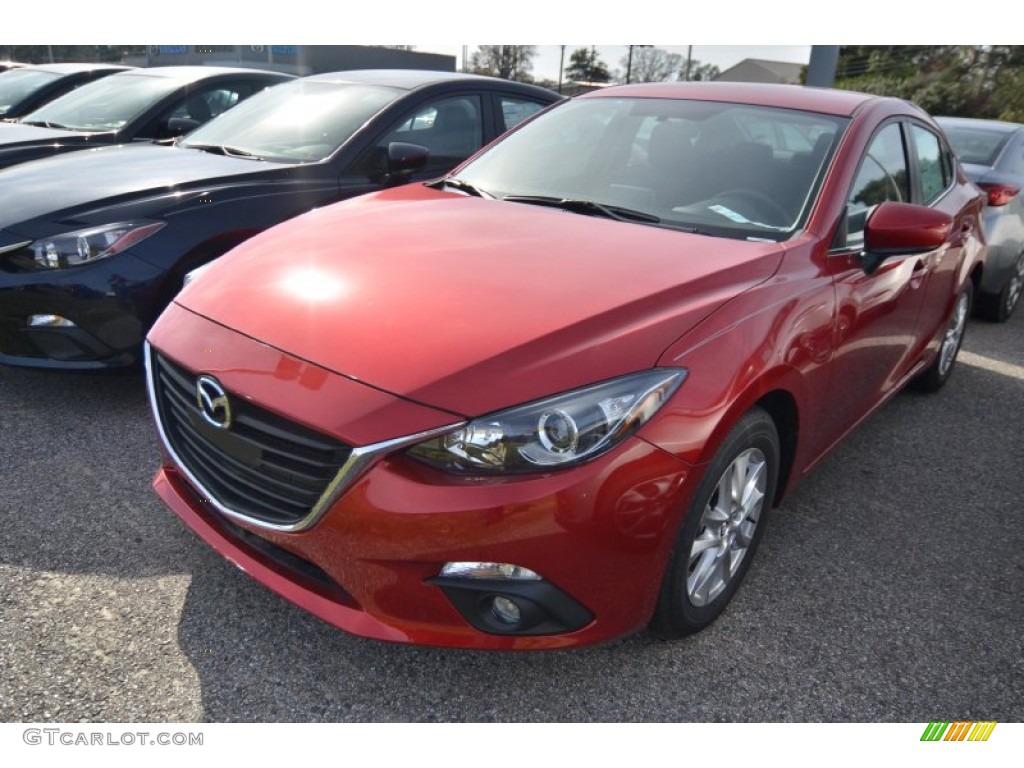 Soul Red Metallic 2015 Mazda MAZDA3 i Touring 4 Door Exterior Photo #100816954