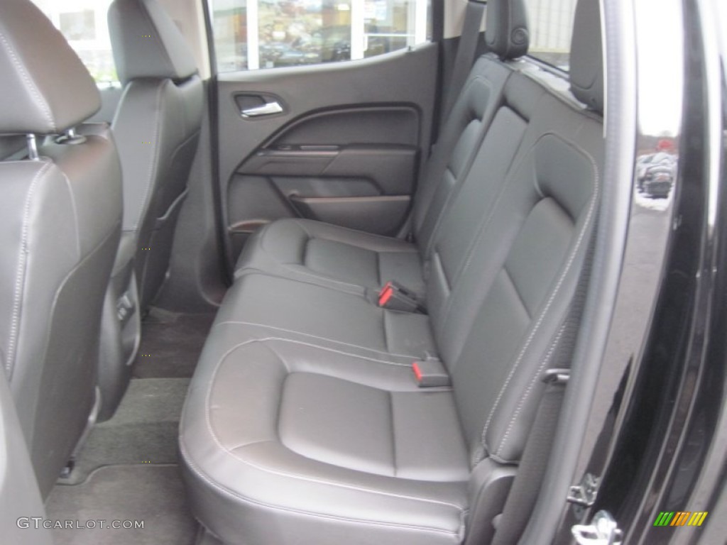 Jet Black Interior 2015 Chevrolet Colorado LT Crew Cab 4WD Photo #100818412