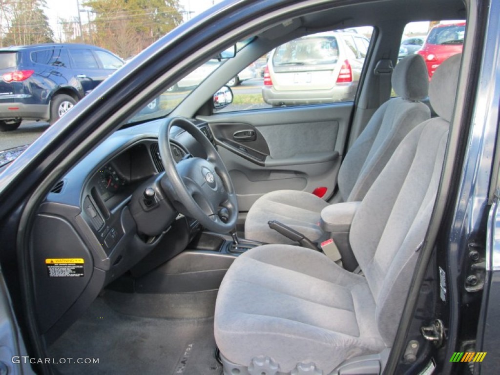 2005 Elantra GLS Sedan - Moonlit Blue / Gray photo #10