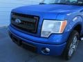2014 Blue Flame Ford F150 STX SuperCab  photo #10