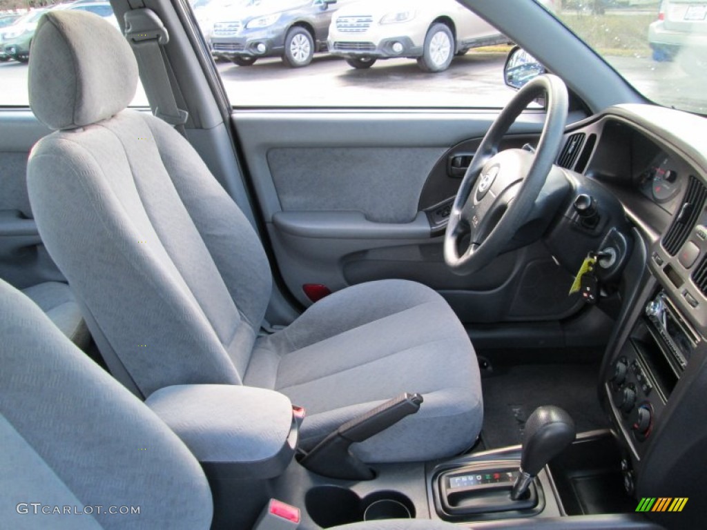 2005 Elantra GLS Sedan - Moonlit Blue / Gray photo #14