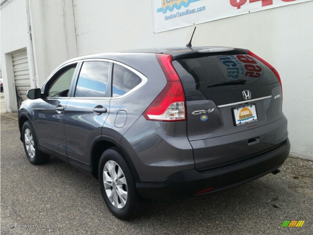 2012 CR-V EX 4WD - Polished Metal Metallic / Gray photo #7