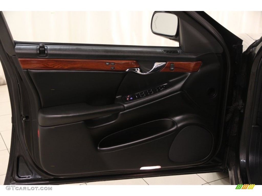 2005 Cadillac DeVille Sedan Black Door Panel Photo #100820611