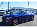2015 Deep Impact Blue Metallic Ford Mustang EcoBoost Premium Coupe  photo #3