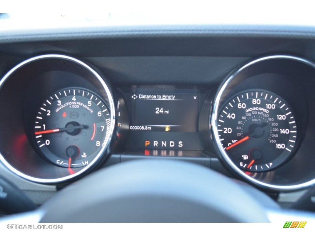 2015 Mustang EcoBoost Premium Coupe - Deep Impact Blue Metallic / Ebony photo #20