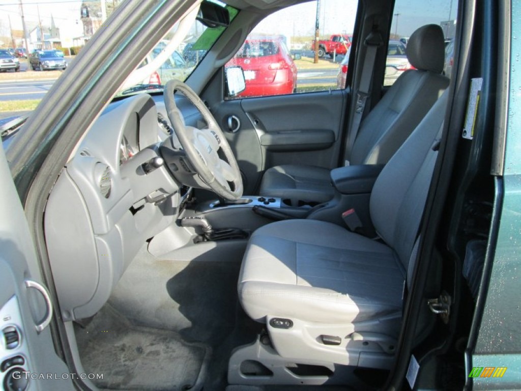 2005 Liberty Limited 4x4 - Deep Beryl Green Pearl / Dark Slate Gray/Light Slate Gray photo #11