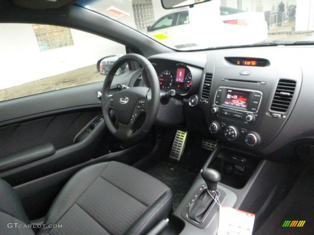 2015 Kia Forte Koup SX Black Dashboard Photo #100824172