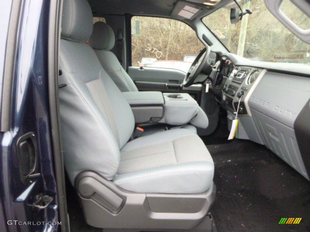 2015 F250 Super Duty XLT Super Cab 4x4 - Blue Jeans / Steel photo #12