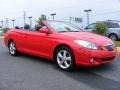 2005 Absolutely Red Toyota Solara SLE V6 Convertible  photo #2