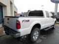 White Platinum 2015 Ford F350 Super Duty Lariat Crew Cab 4x4 Exterior