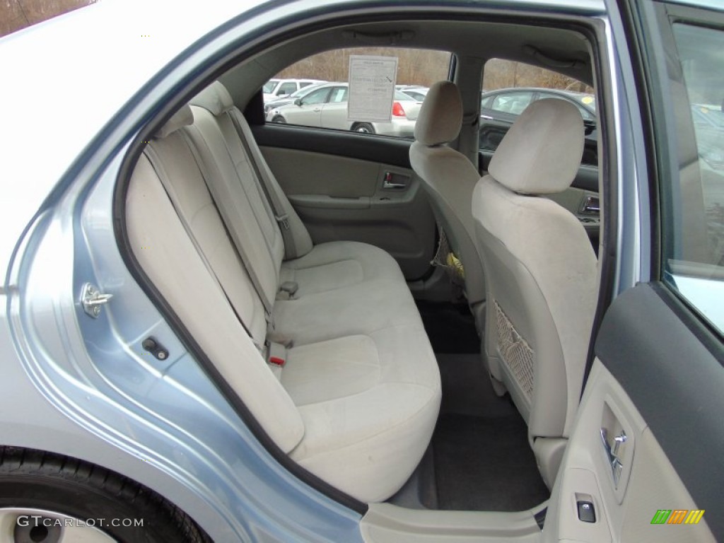 2008 Spectra LX Sedan - Ice Blue / Gray photo #18