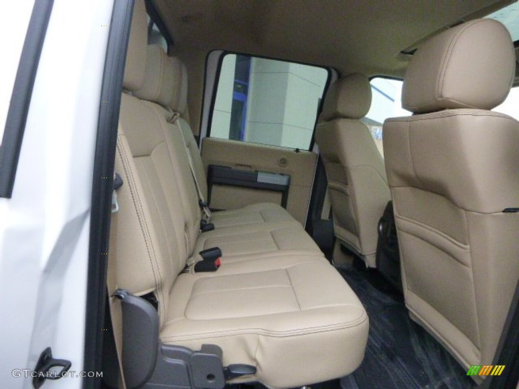 2015 Ford F350 Super Duty Lariat Crew Cab 4x4 Rear Seat Photo #100826272