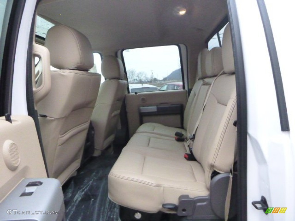 2015 Ford F350 Super Duty Lariat Crew Cab 4x4 Rear Seat Photo #100826287