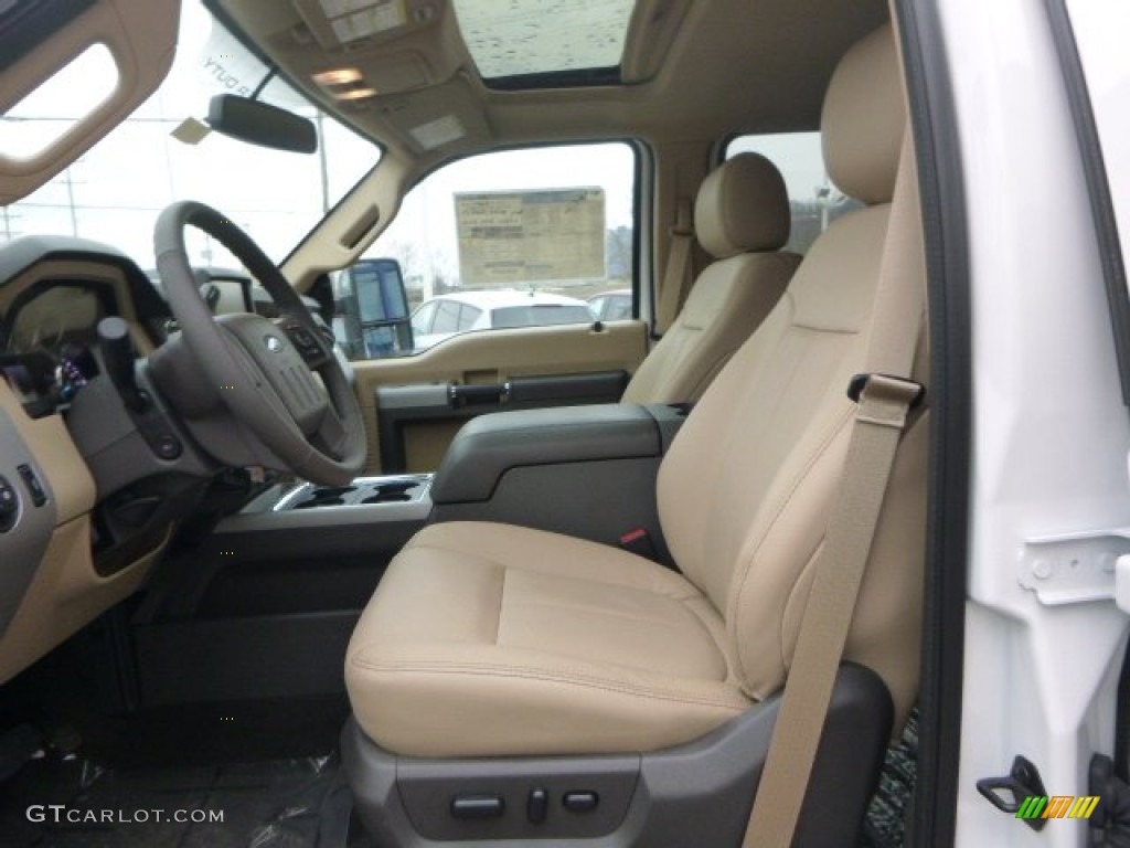 2015 Ford F350 Super Duty Lariat Crew Cab 4x4 Front Seat Photo #100826326