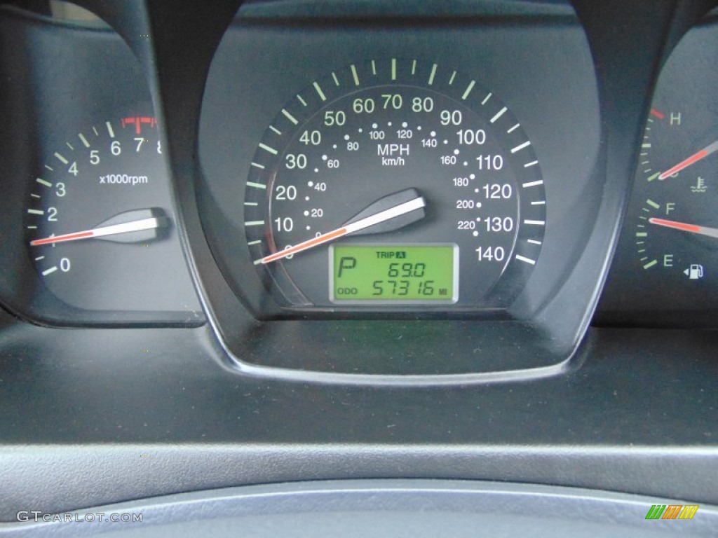 2008 Spectra LX Sedan - Ice Blue / Gray photo #21