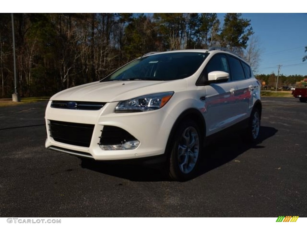 2015 Escape Titanium - Oxford White / Medium Light Stone photo #1