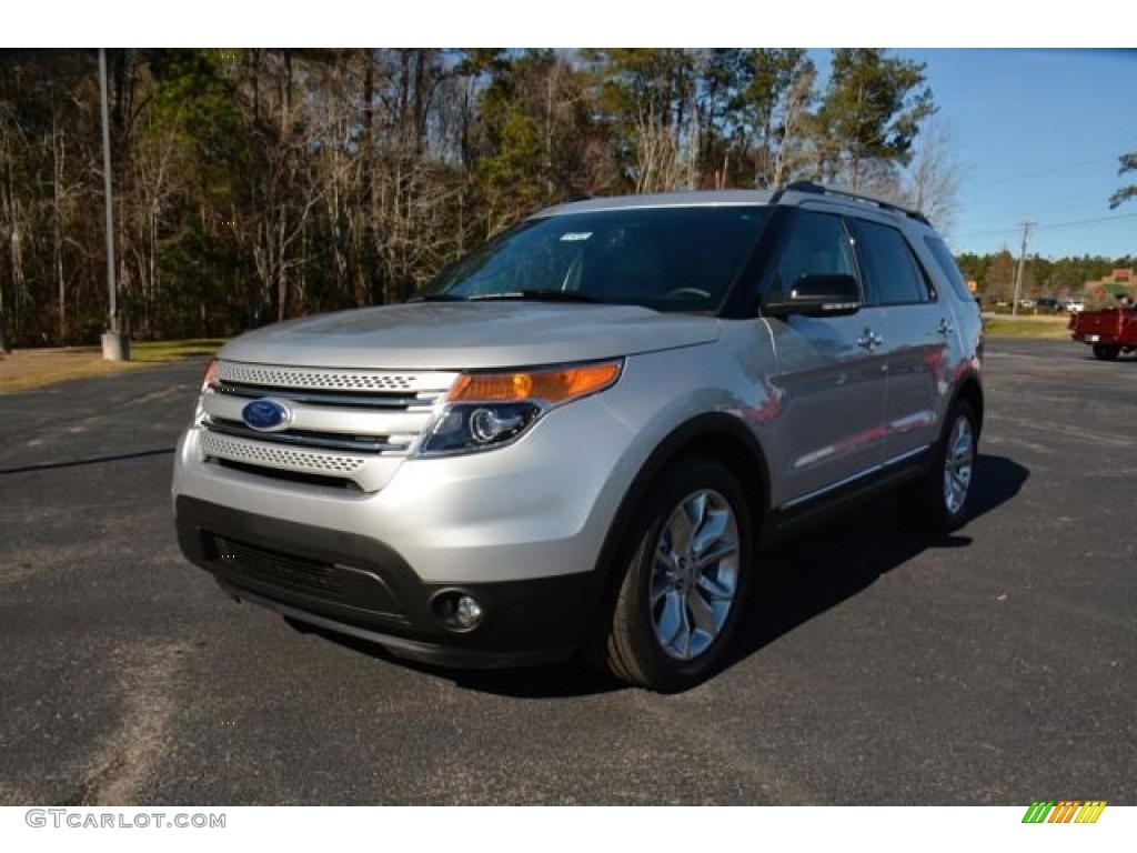 2015 Explorer XLT - Ingot Silver / Medium Light Stone photo #1