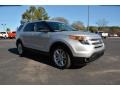 2015 Ingot Silver Ford Explorer XLT  photo #3