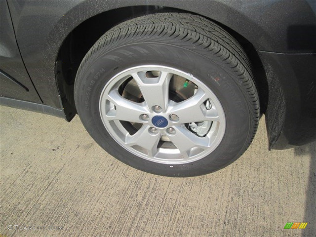 2015 Transit Connect XLT Wagon - Magnetic / Charcoal Black Cloth photo #3