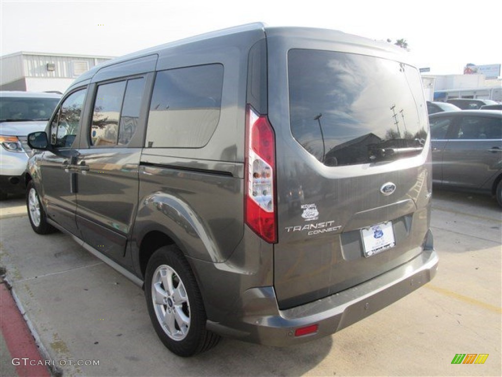 2015 Transit Connect XLT Wagon - Magnetic / Charcoal Black Cloth photo #6