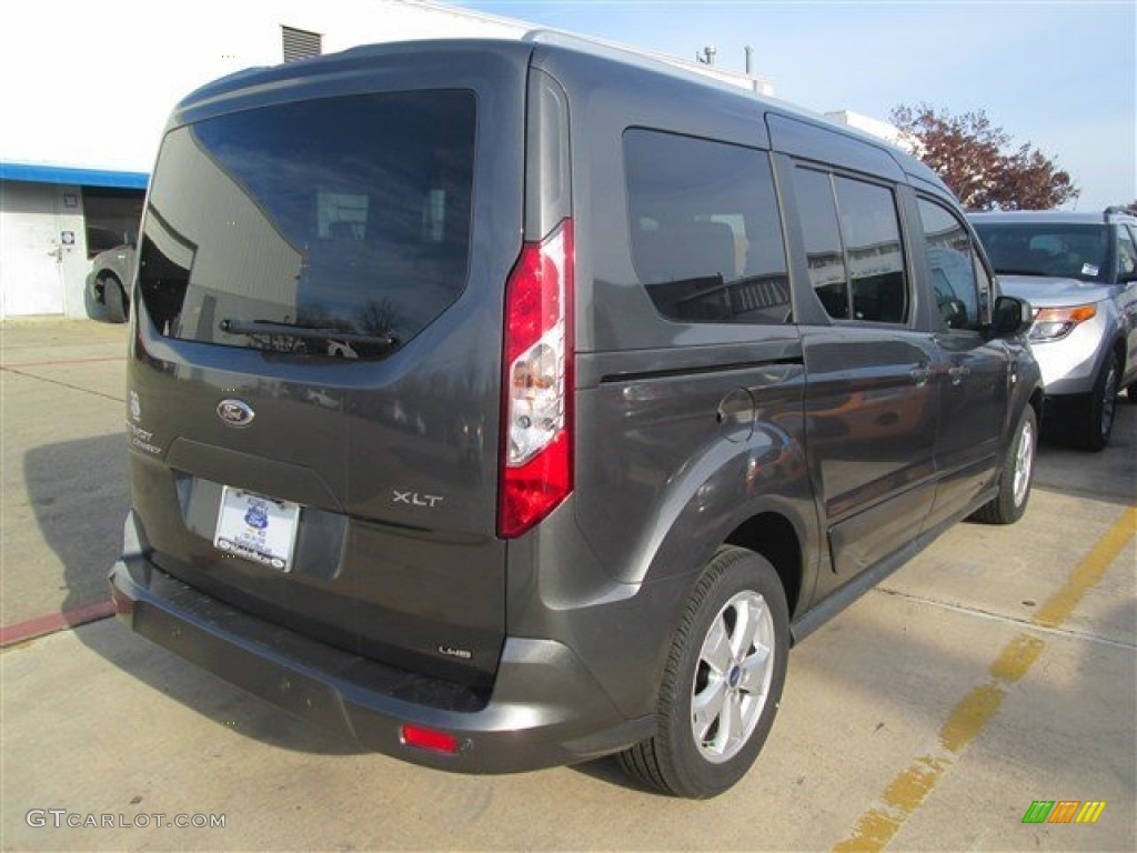 2015 Transit Connect XLT Wagon - Magnetic / Charcoal Black Cloth photo #8