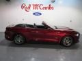 2015 Ruby Red Metallic Ford Mustang EcoBoost Premium Convertible  photo #8