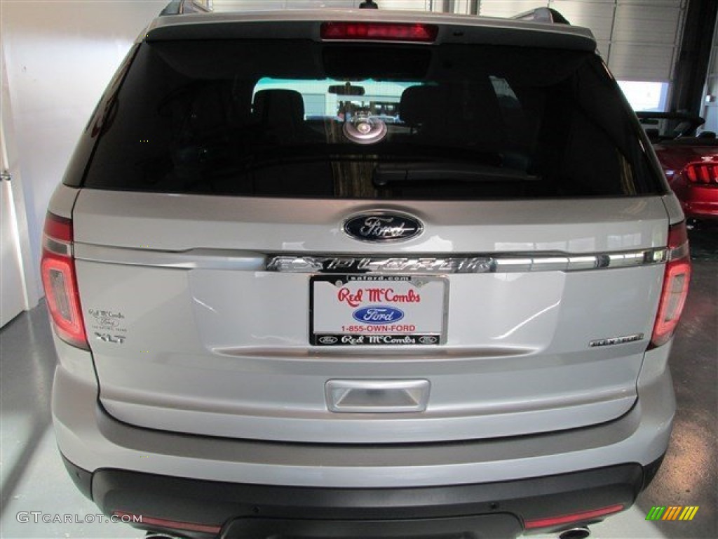 2015 Explorer XLT - Ingot Silver / Charcoal Black photo #5