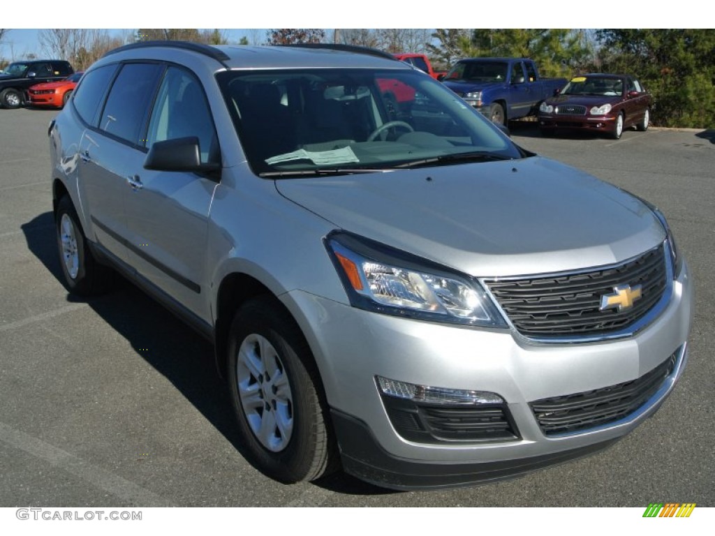 2014 Traverse LS - Silver Ice Metallic / Dark Titanium/Light Titanium photo #1