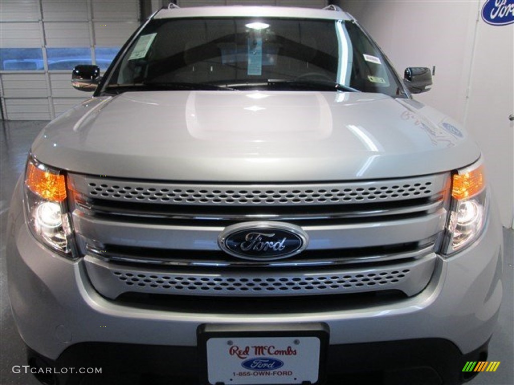 2015 Explorer XLT - Ingot Silver / Medium Light Stone photo #2