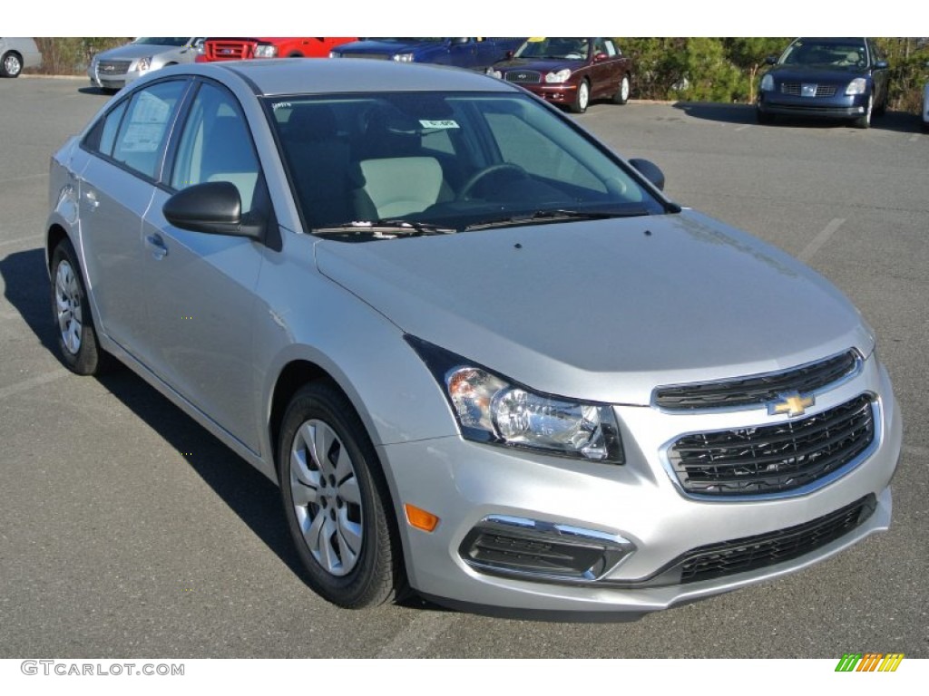 2015 Cruze LS - Silver Ice Metallic / Jet Black/Medium Titanium photo #1