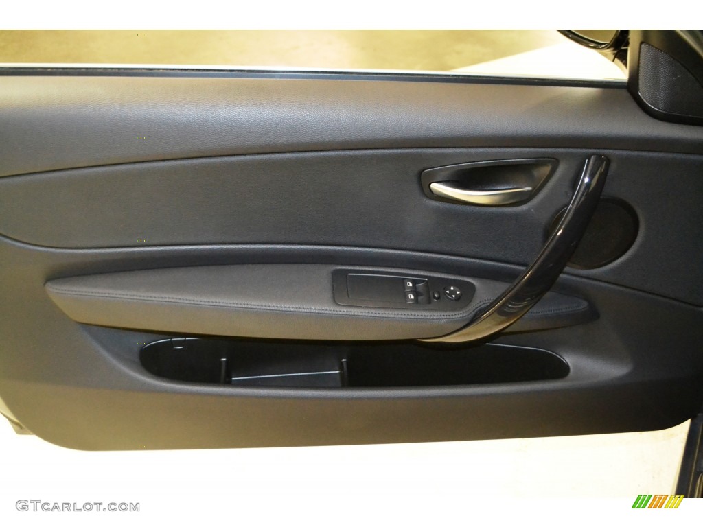 2012 1 Series 128i Coupe - Space Grey Metallic / Black photo #17