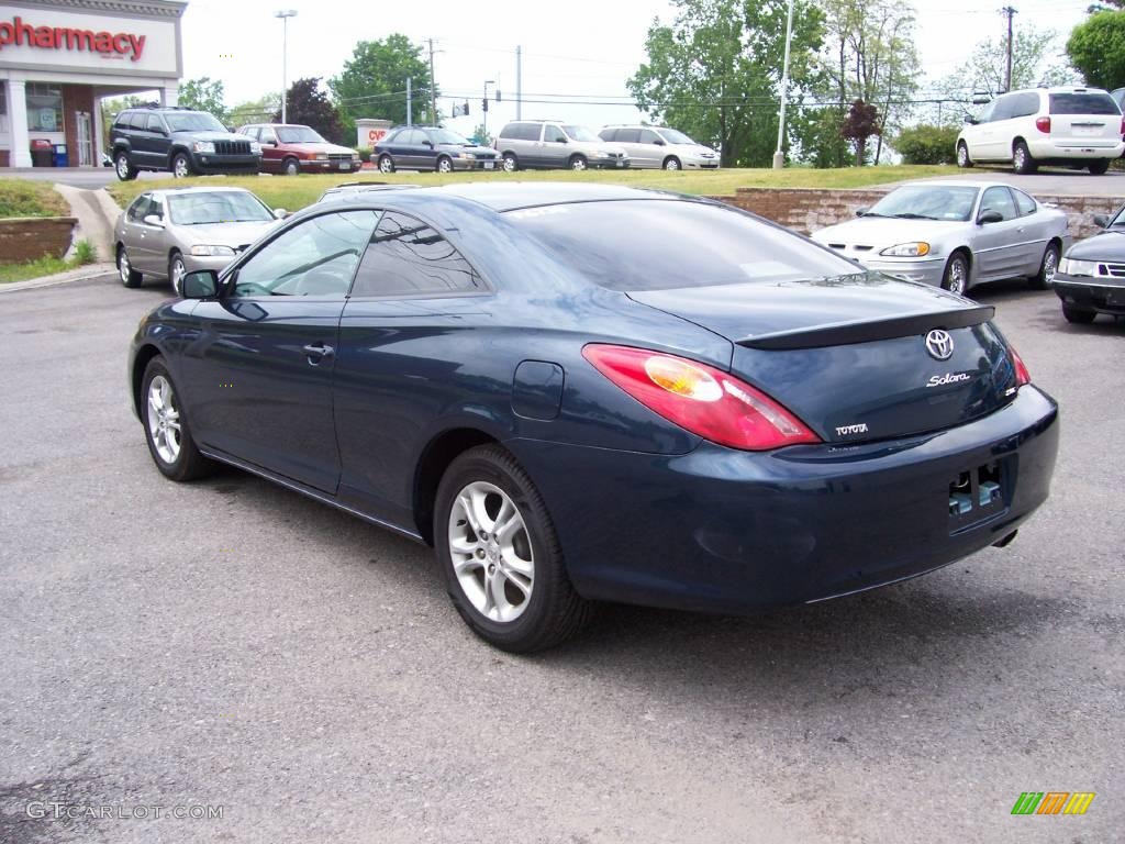 2006 Solara SLE Coupe - Oceanus Blue Pearl / Dark Stone photo #8