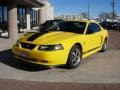 2004 Screaming Yellow Ford Mustang Mach 1 Coupe  photo #31