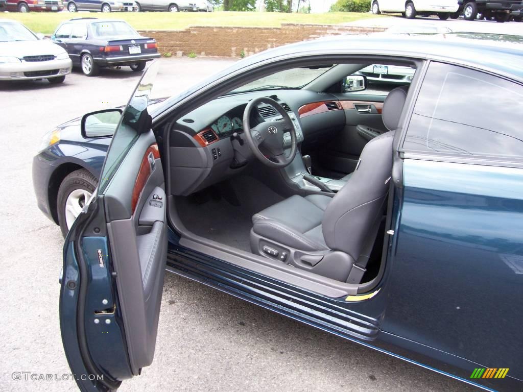 2006 Solara SLE Coupe - Oceanus Blue Pearl / Dark Stone photo #15