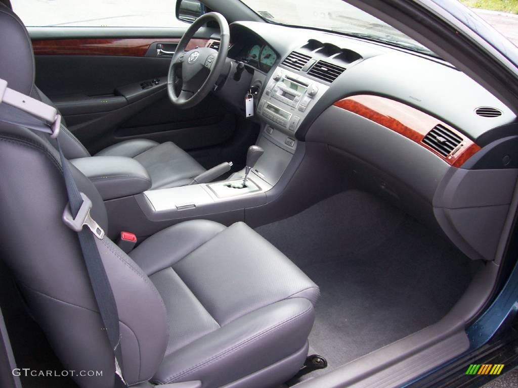 2006 Solara SLE Coupe - Oceanus Blue Pearl / Dark Stone photo #20