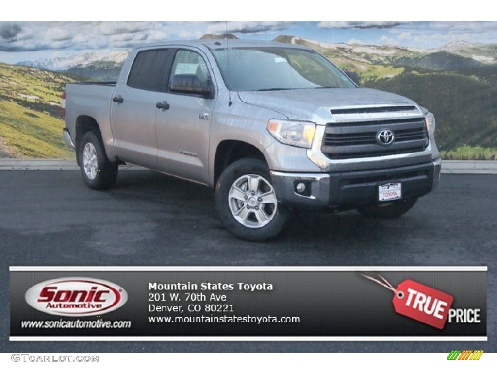 2015 Tundra SR5 CrewMax 4x4 - Silver Sky Metallic / Graphite photo #1