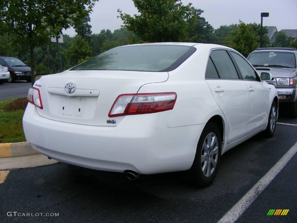 2007 Camry Hybrid - Super White / Ash photo #3