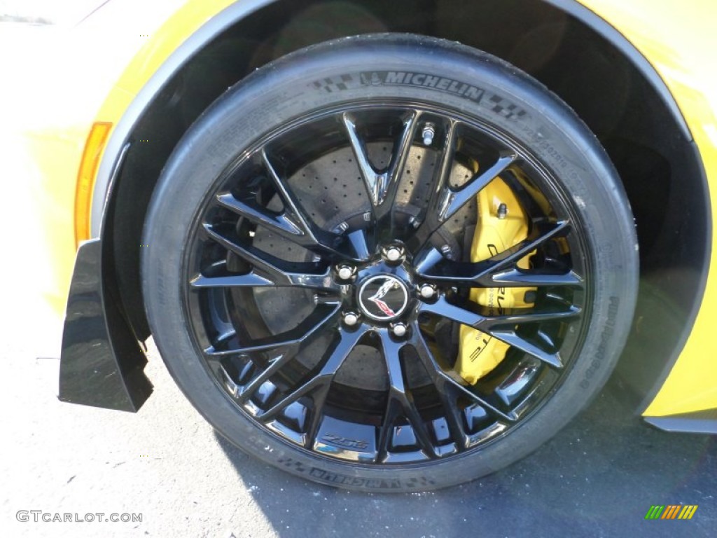 2015 Corvette Z06 Coupe - Velocity Yellow Tintcoat / Jet Black photo #10