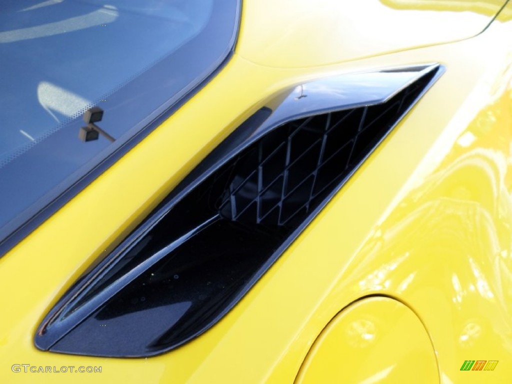 2015 Corvette Z06 Coupe - Velocity Yellow Tintcoat / Jet Black photo #13