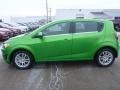 2015 Dragon Green Metallic Chevrolet Sonic LT Hatchback  photo #2