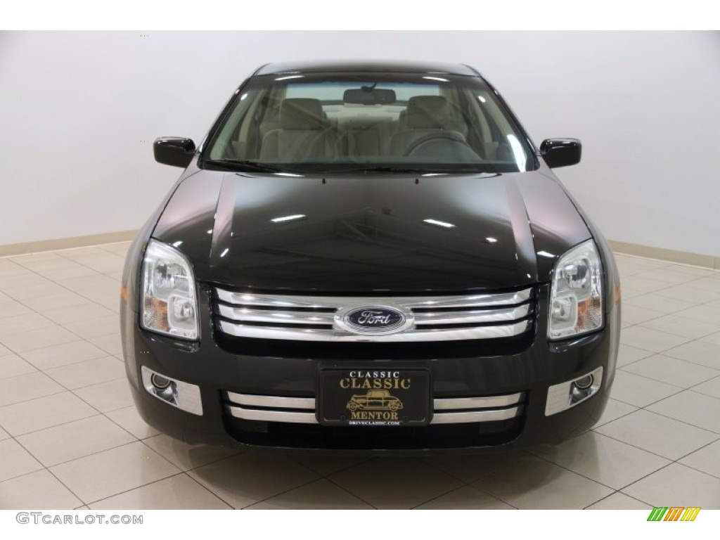 2006 Fusion SEL V6 - Black / Camel photo #2