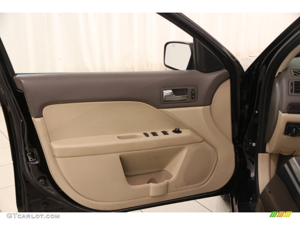 2006 Fusion SEL V6 - Black / Camel photo #4