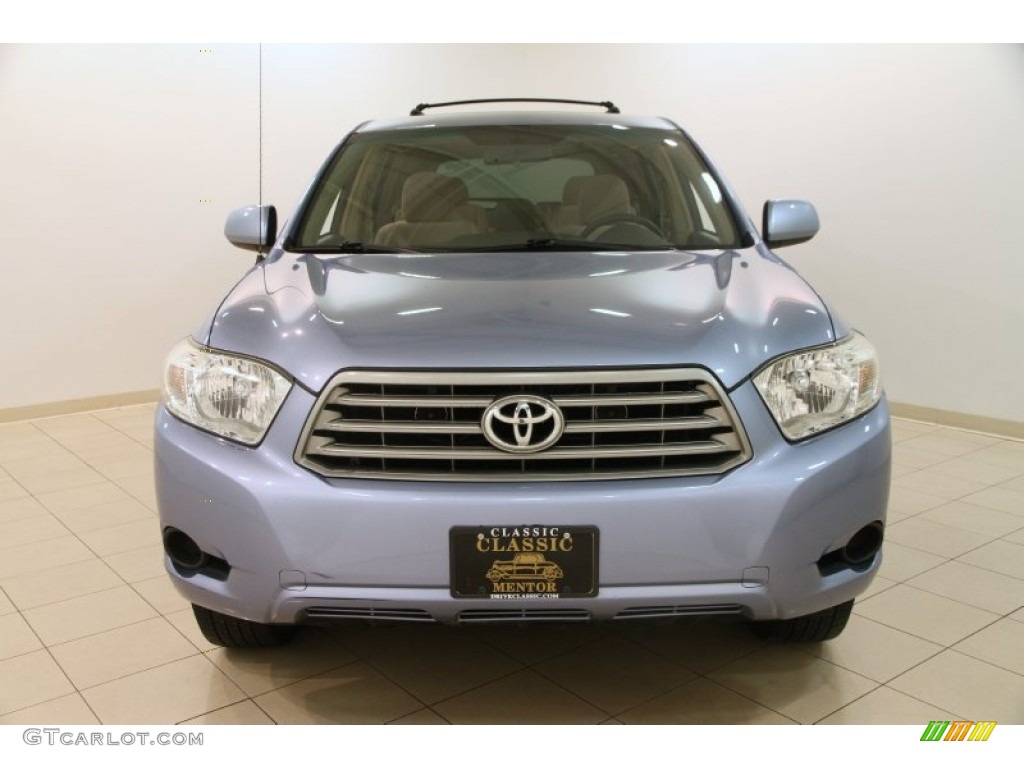 2008 Highlander  - Wave Line Pearl / Sand Beige photo #2